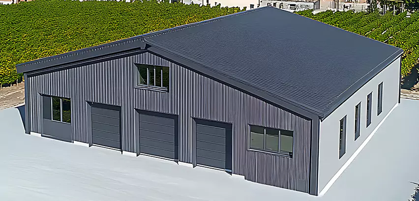 Corrugated Garage Roof Repair in Lakewood