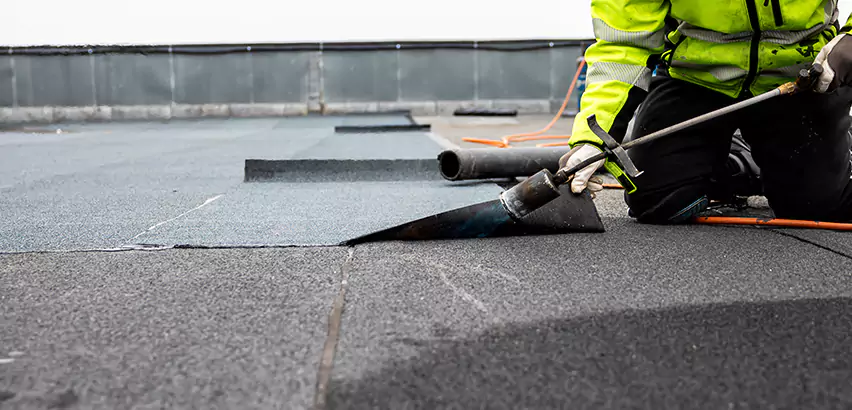 Residential Flat Roof Repair in Lakewood