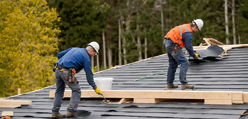 Garage Felt Roof Replacement in Lakewood