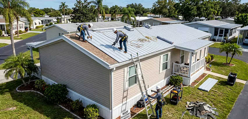 Mobile Home Metal Roof Replacement in Lakewood