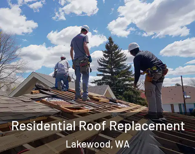  Residential Roof Replacement Lakewood, WA