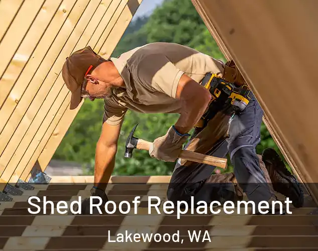  Shed Roof Replacement Lakewood, WA